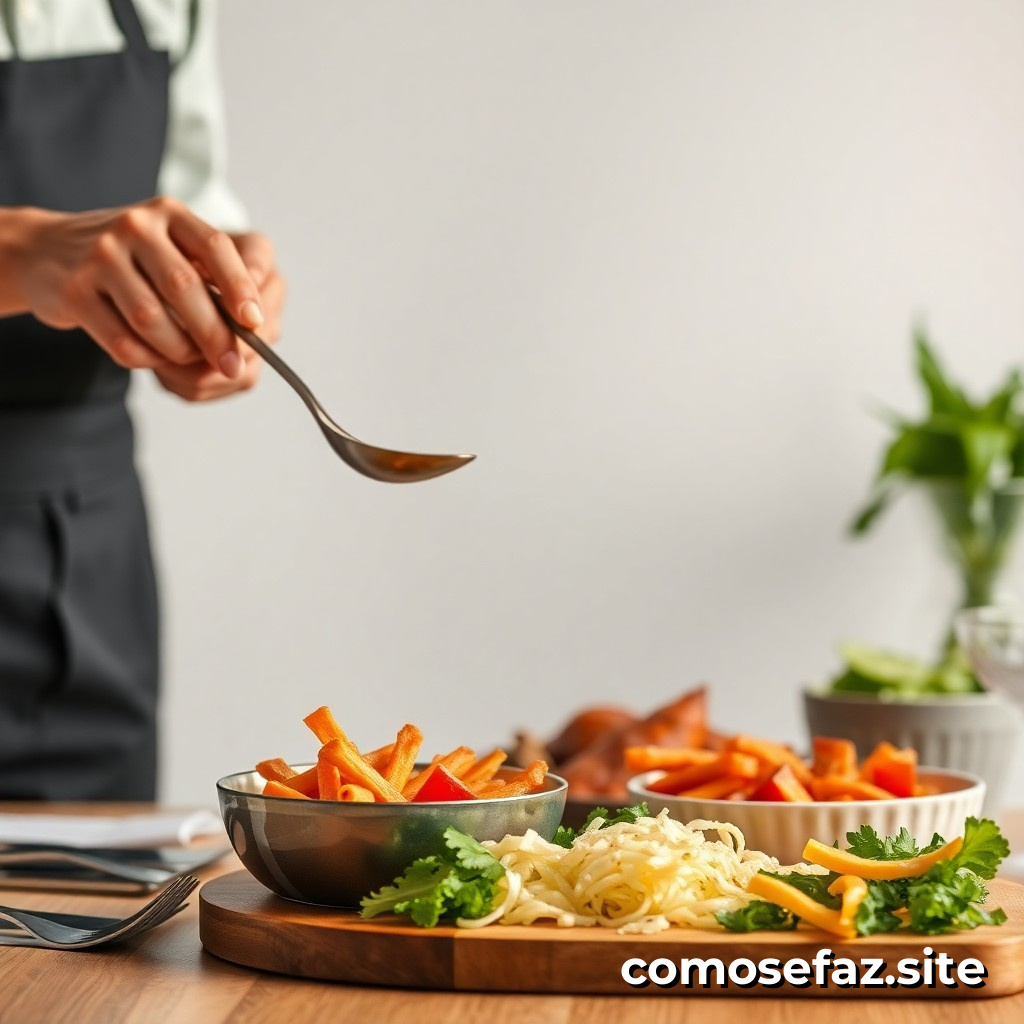 Preparando um Jantar Saudável e Rápido para uma Semana de Trabalho