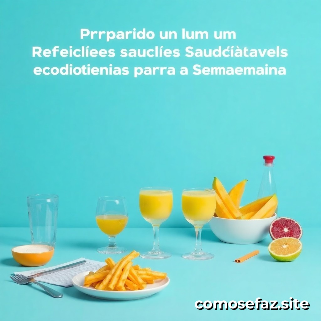 Preparando um Plano de Refeições Saudáveis e Econômicas para a Semana