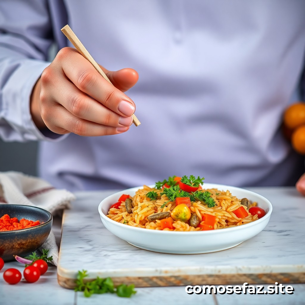 Preparando um Prato de Comida Saudável com Ingredientes Sazonais: Como Fazer um Risoto de Vegetais