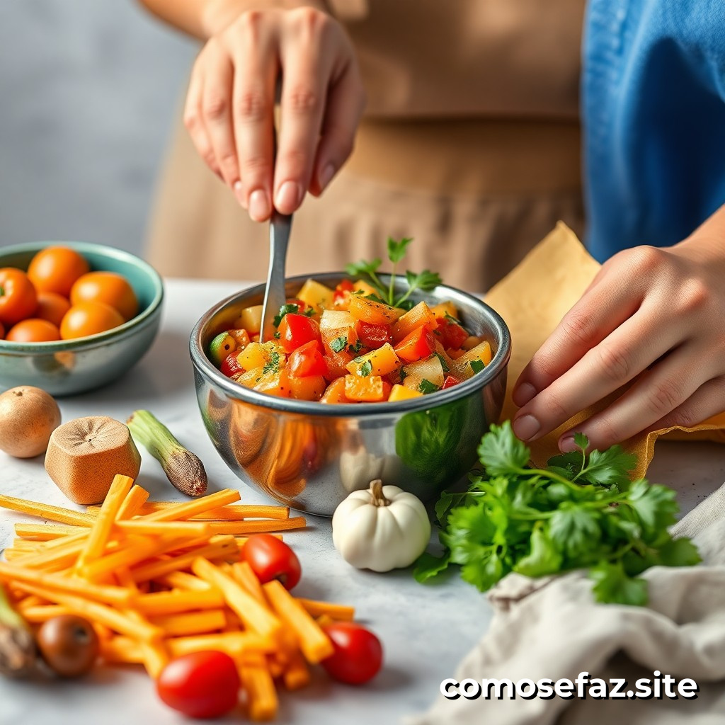 Preparando um Prato de Comida Saudável e Deliciosa com Ingredientes de Estação: O Poder dos Legumes de Inverno