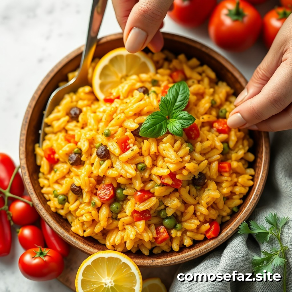Preparando um prato de comida saudável e deliciosa com ingredientes de estação: Como fazer um risoto de legumes