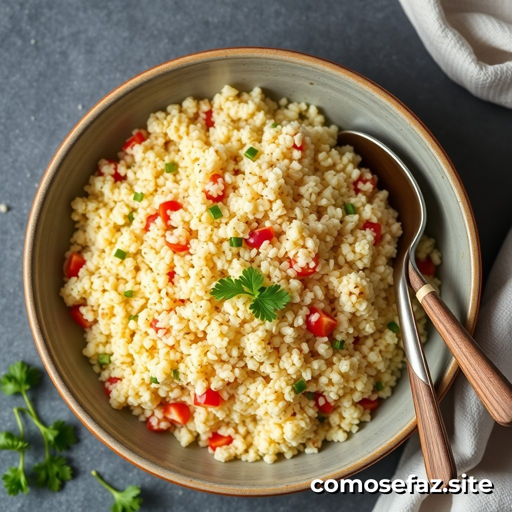 Preparando um prato de quinoa saudável e delicioso em 15 minutos