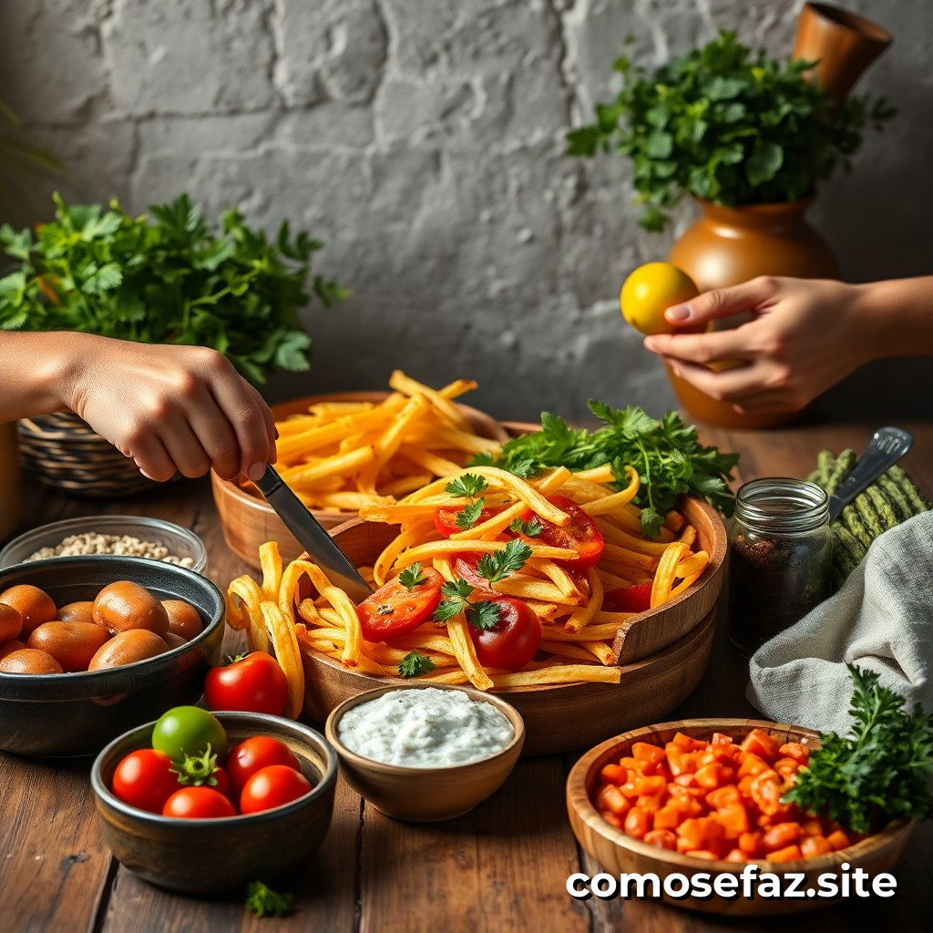 Preparando um Prato Saudável e Sustentável com Alimentos Locais