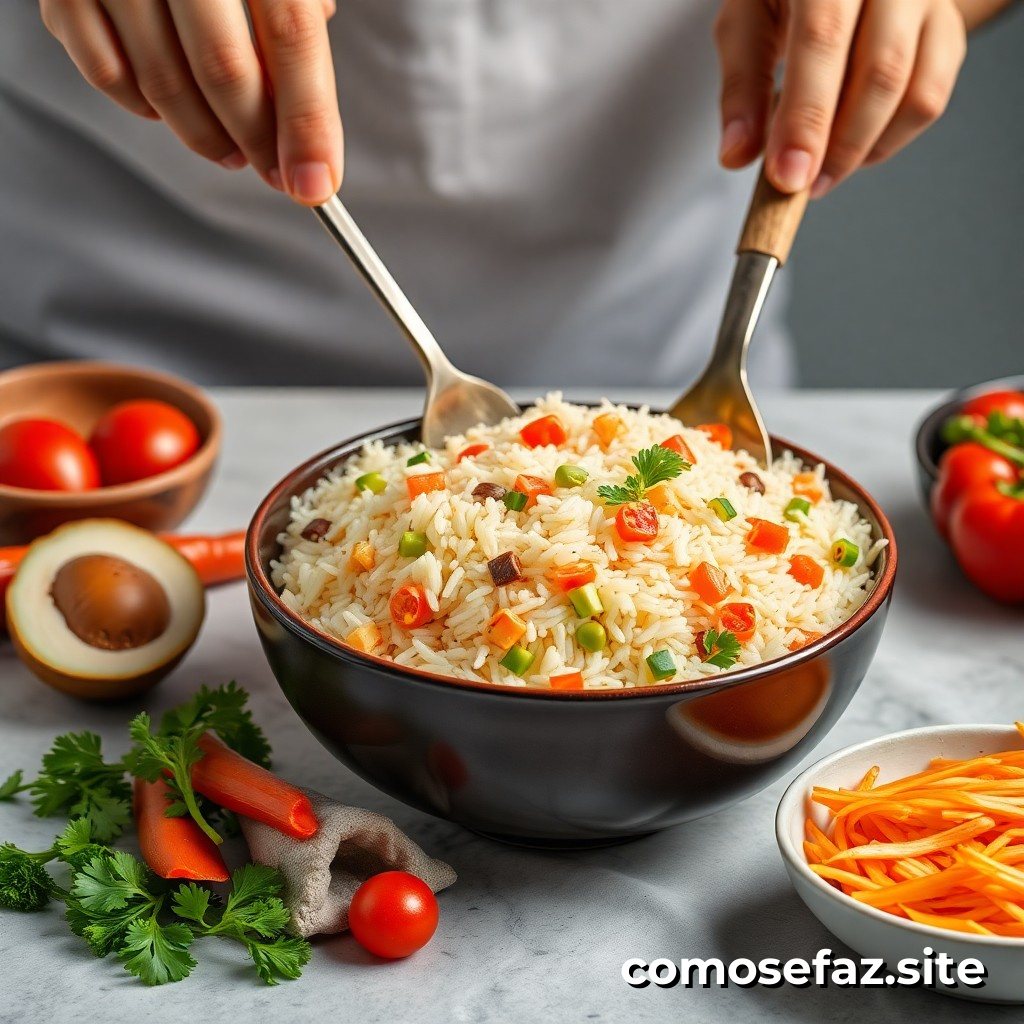Preparando un Delicioso Arroz con Vegetales: Una Receta Fácil y Saludable