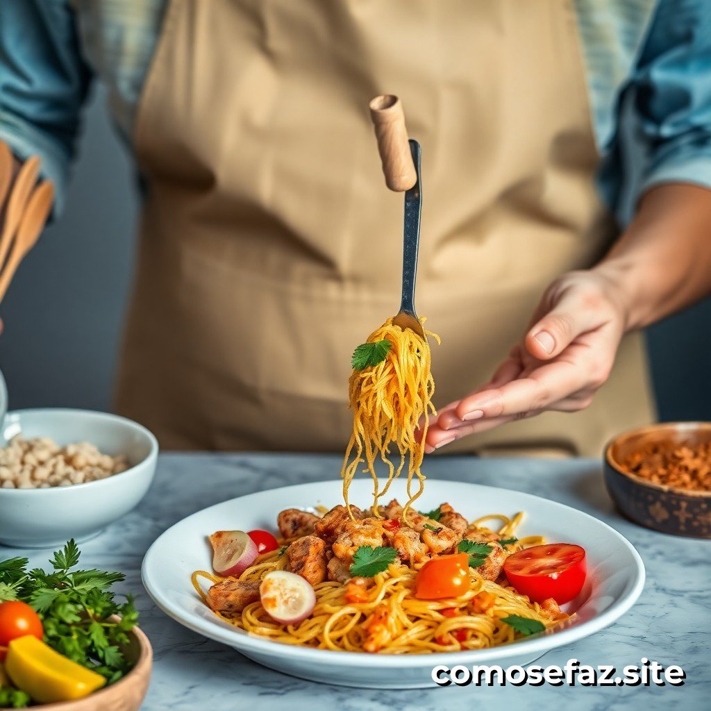 Preparando un delicioso plato de comida brasileña con ingredientes sostenibles