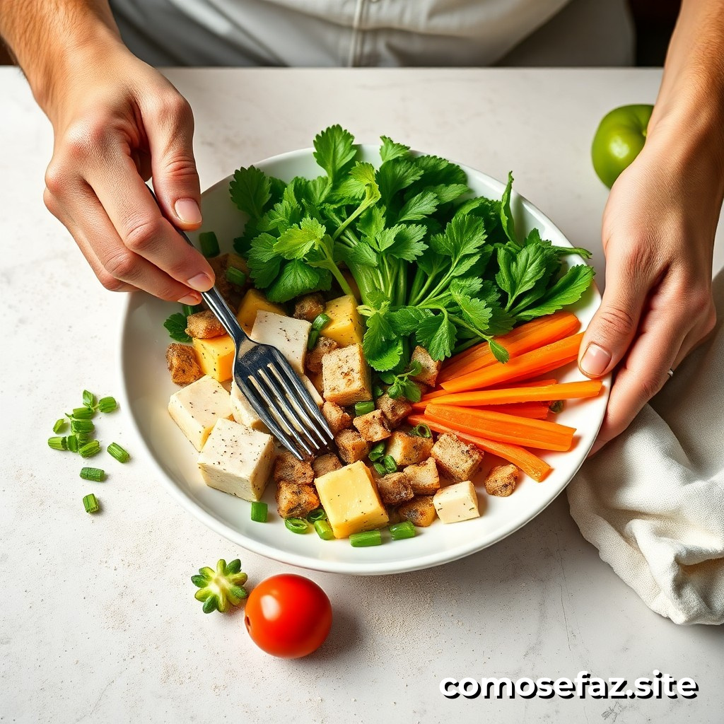 Preparando un Plato de Comida Saludable y Económica con Ingredientes de Estación