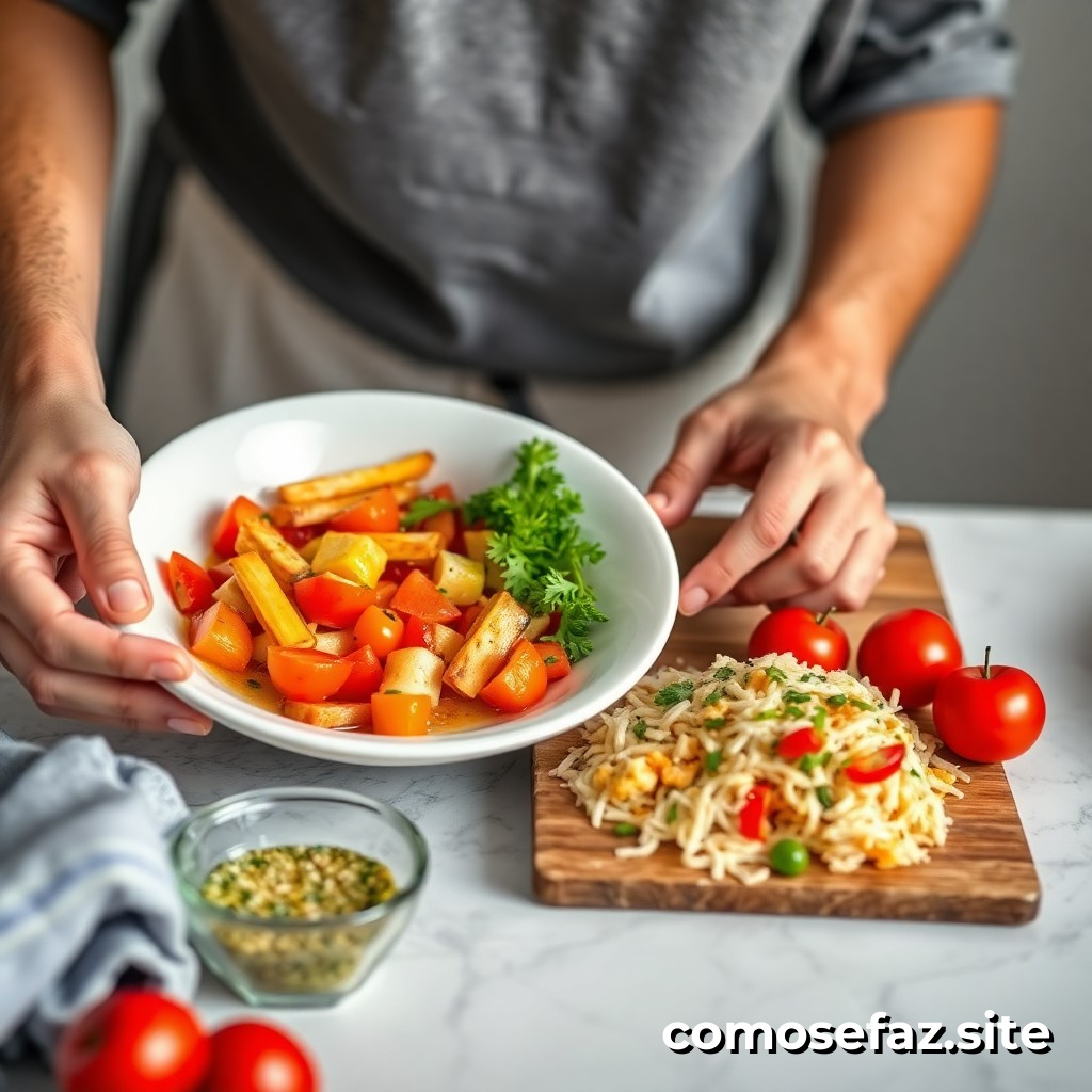 Preparando un plato de comida saludable y económica con ingredientes de temporada: la receta perfecta para estudiantes