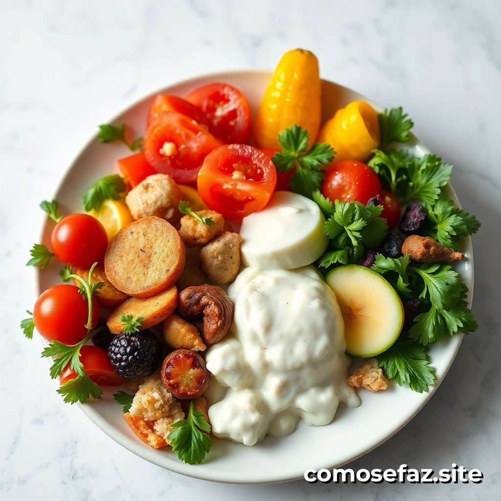 Preparar un plato de comida rápida y saludable con ingredientes básicos
