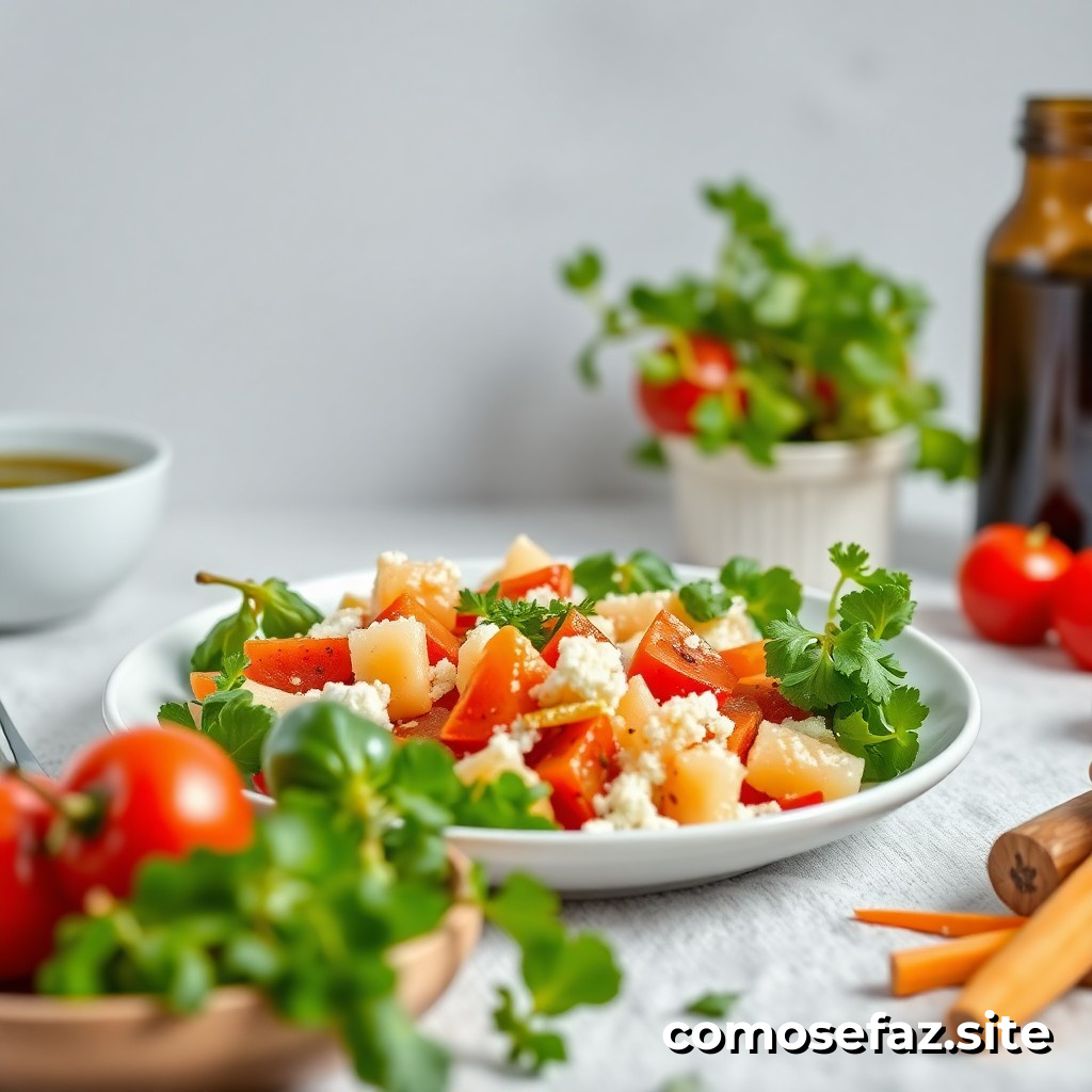 Preparar un plato de comida saludable y económica con ingredientes de temporada