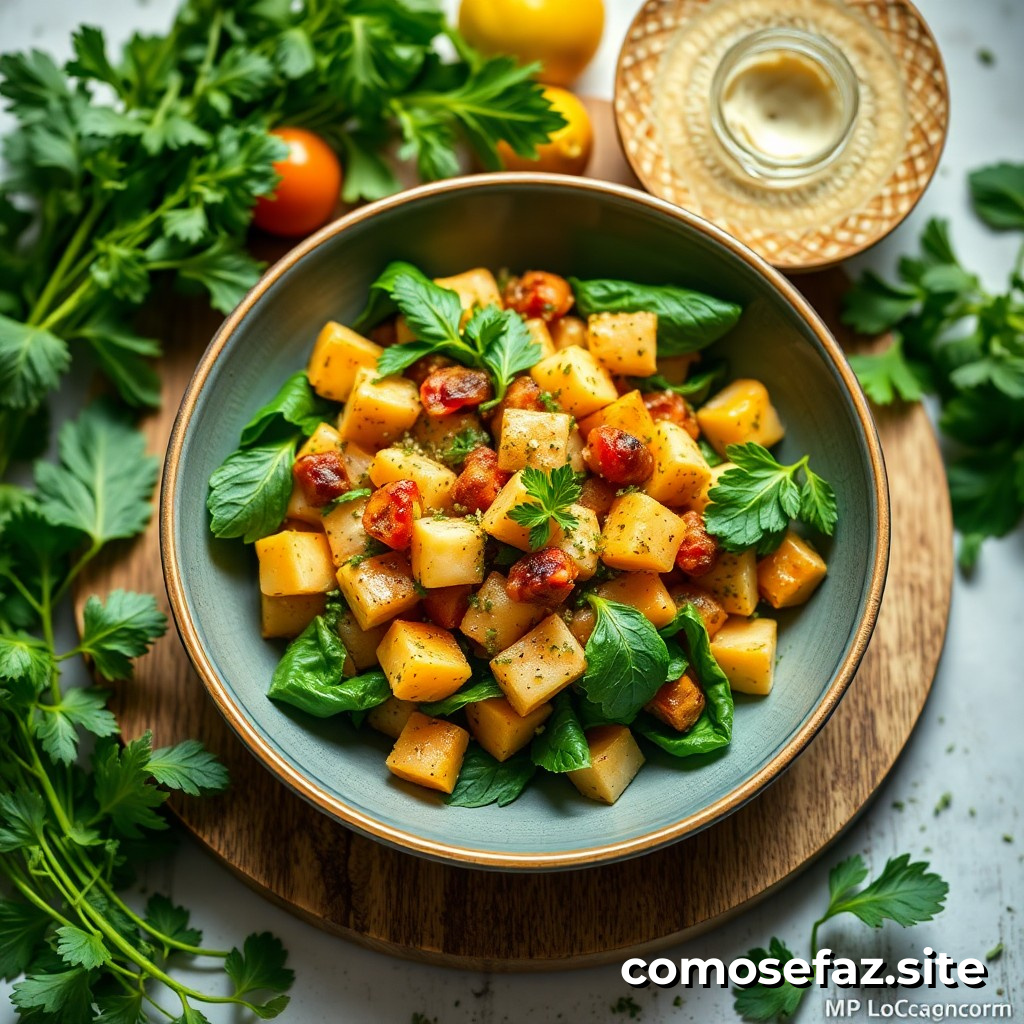 Prepare um delicioso prato de comida vegana com ingredientes locais e seasonais