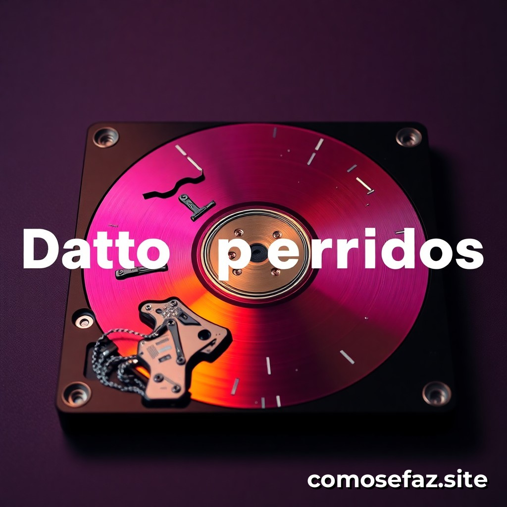 Recuperando datos perdidos en un disco rígido dañado