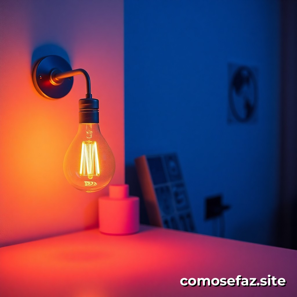 Reemplazando una lámpara incandescente por una LED en mi hogar